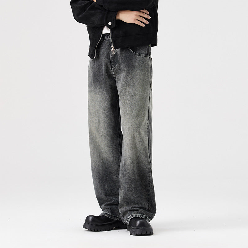 American Wide Leg Jeans For Men