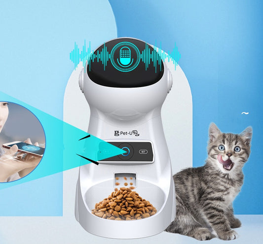 Automatic Pet Feeder – Timed & Portion Control with Remote