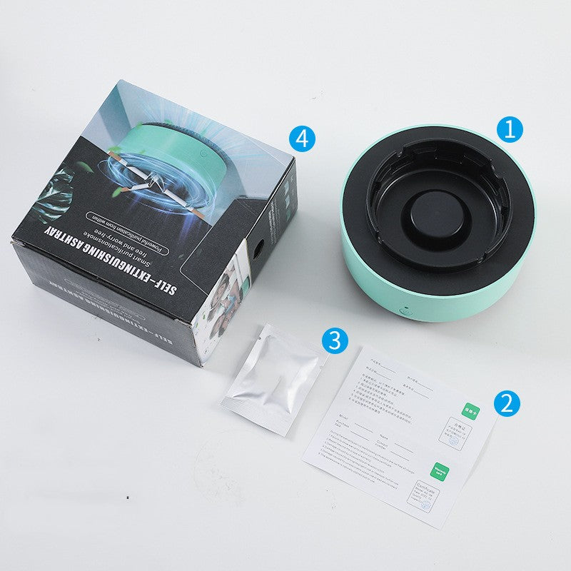 Portable Car Ashtray – Smoke Removal & Air Purifier