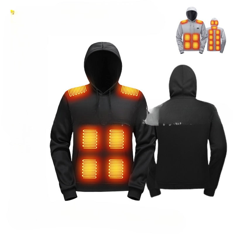 Men’s Thermal Fleece Hoodie – Warm Outdoor Casual Pullover