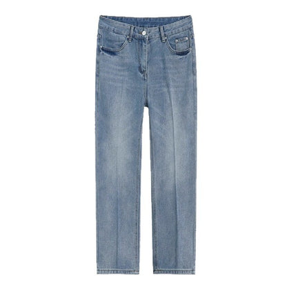 Men’s Cropped Denim Pants – Casual Streetwear