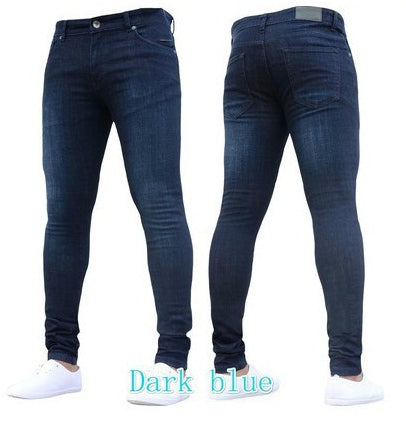 Men’s Slim-Fit Jeans – Casual Streetwear Denim