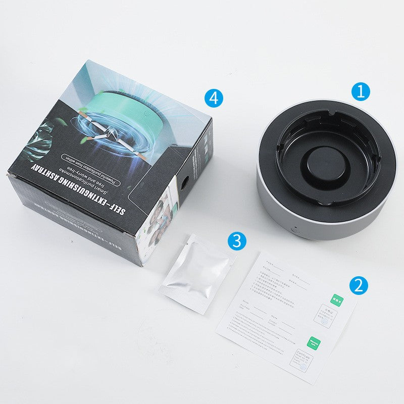 Portable Car Ashtray – Smoke Removal & Air Purifier