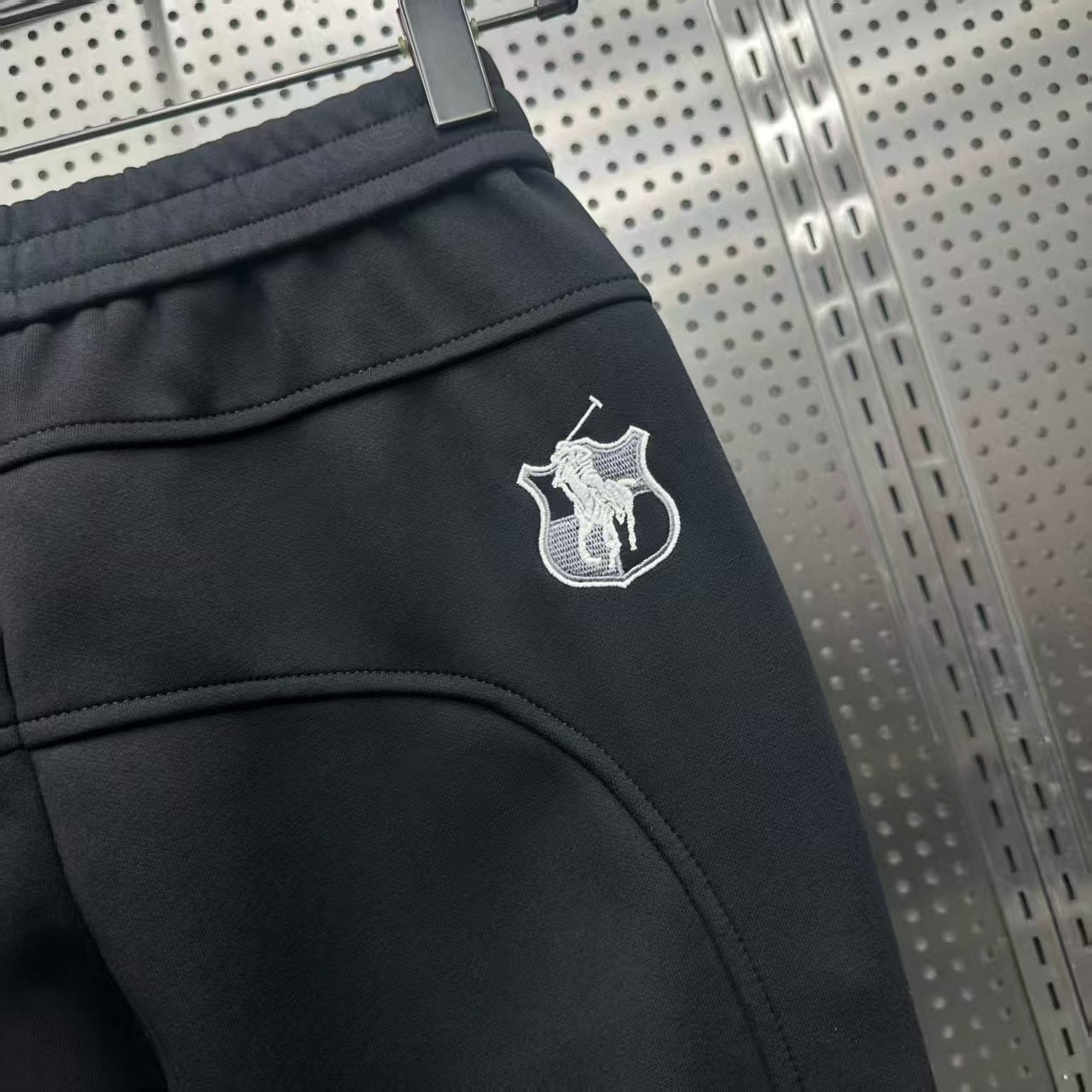 Men’s Solid Casual Pants – Embroidered Autumn Streetwear