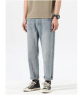 Men’s Cropped Denim Pants – Casual Streetwear