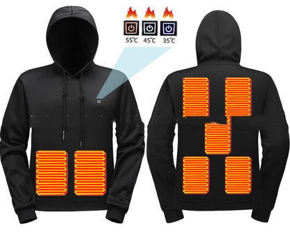 Men’s Thermal Fleece Hoodie – Warm Outdoor Casual Pullover