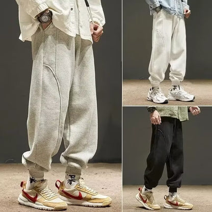 Men’s Solid Color Sports Joggers – Casual Athletic Pants