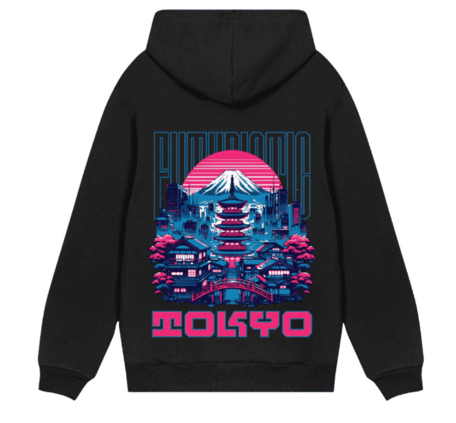 Men’s Heavyweight Vintage Hoodie – Washed Loose Casual Sweatshirt