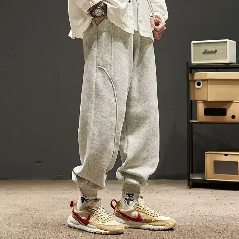 Men’s Solid Color Sports Joggers – Casual Athletic Pants