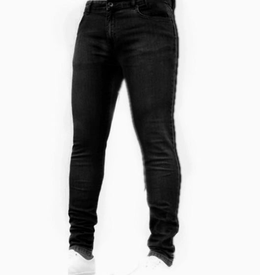 Men’s Slim-Fit Jeans – Casual Streetwear Denim