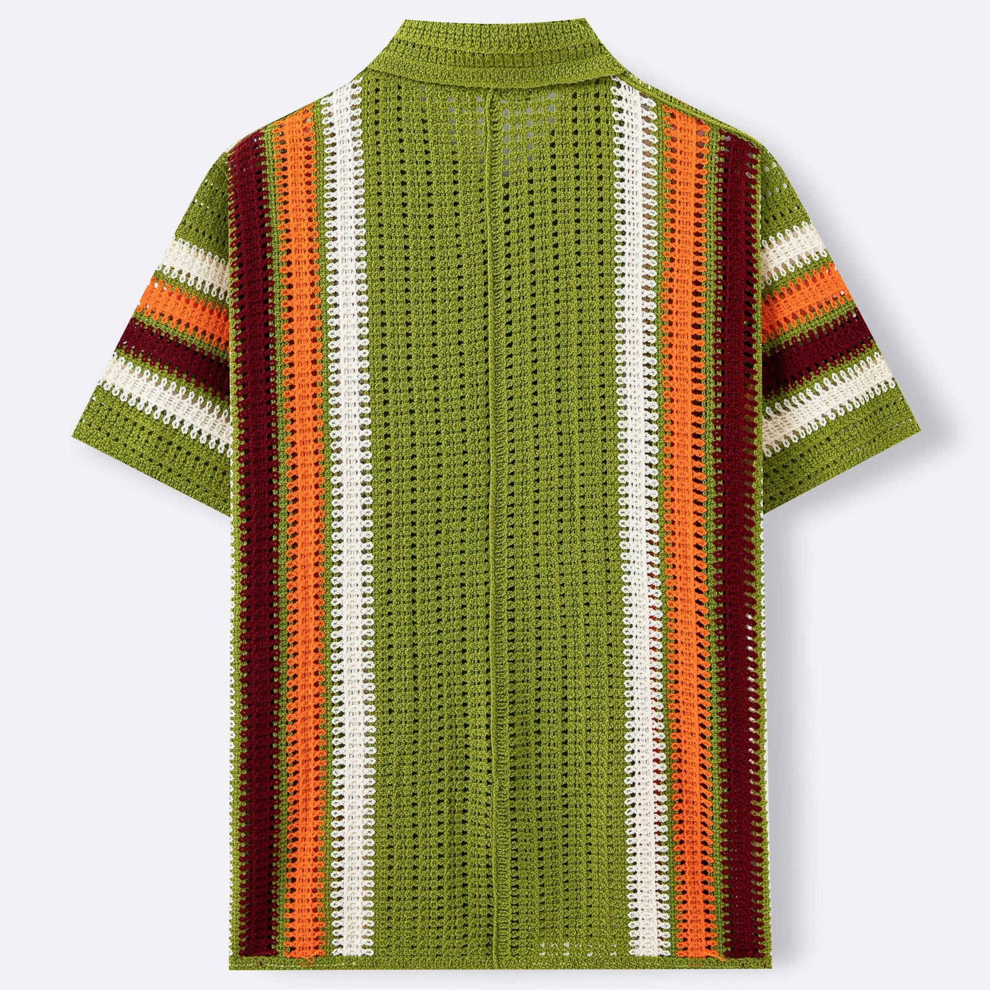 Mens Hollow-Out Crochet Knit Sweater From Europe And The US