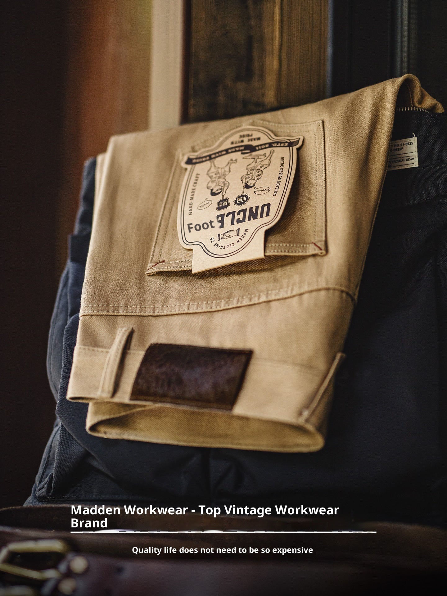 Men’s Vintage Straight Jeans – Casual Streetwear Pants