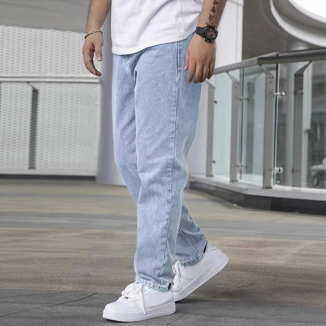 Men’s Slim Fit Jeans – Youth Casual Streetwear