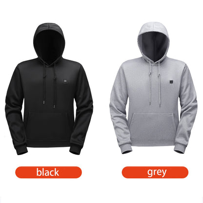 Men’s Thermal Fleece Hoodie – Warm Outdoor Casual Pullover