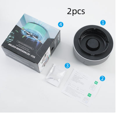 Portable Car Ashtray – Smoke Removal & Air Purifier