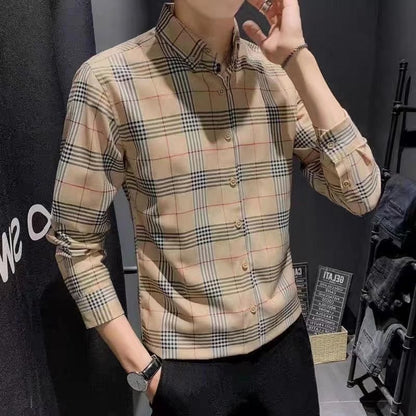 Korean-style Trendy Slim-fit Mens Shirt Jacket