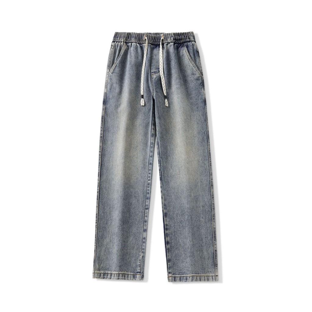 Men’s Retro Loose Straight-Leg Pants – Casual Streetwear