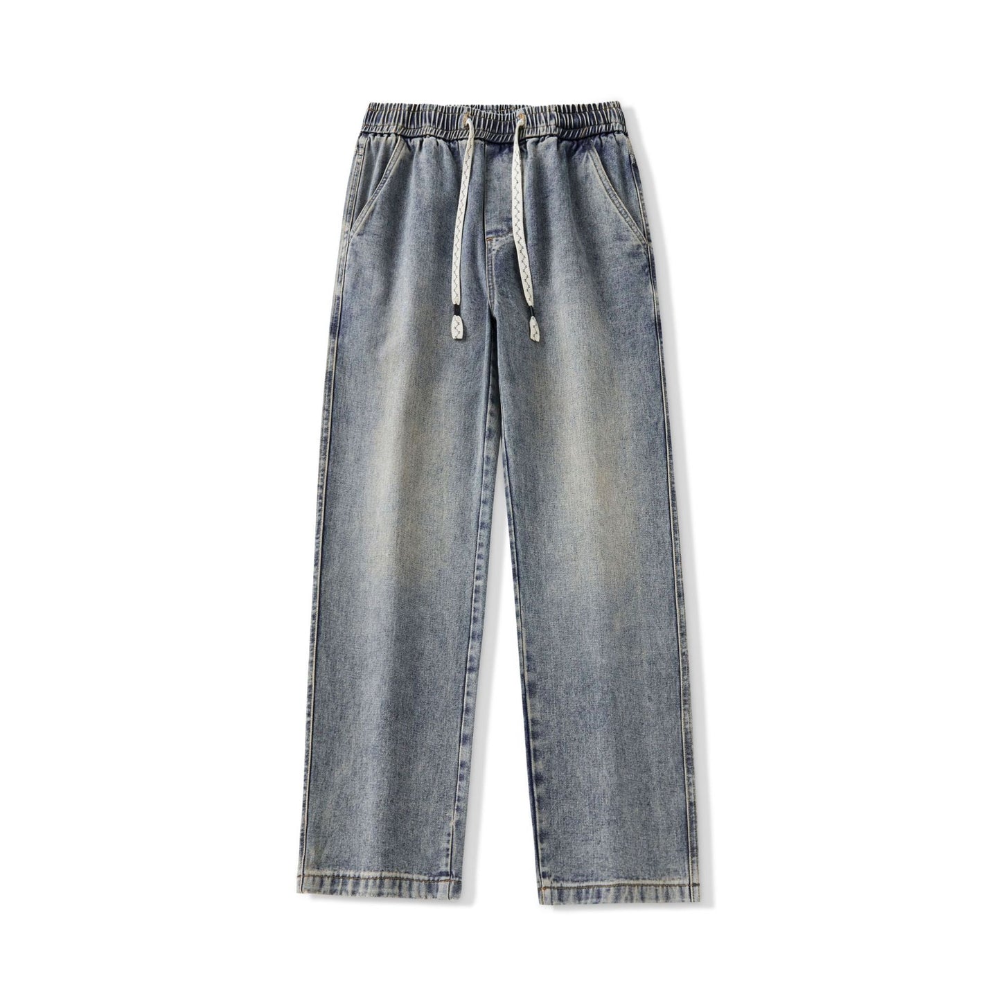 Men’s Retro Loose Straight-Leg Pants – Casual Streetwear