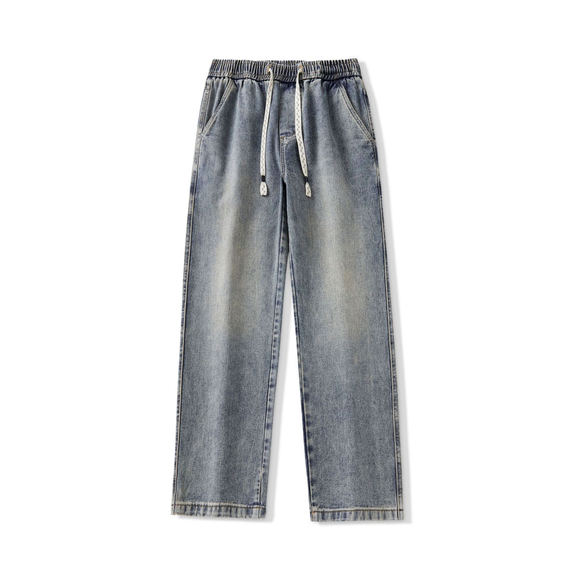 Men’s Retro Loose Straight-Leg Pants – Casual Streetwear