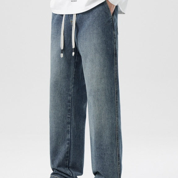 Men’s Retro Loose Straight-Leg Pants – Casual Streetwear