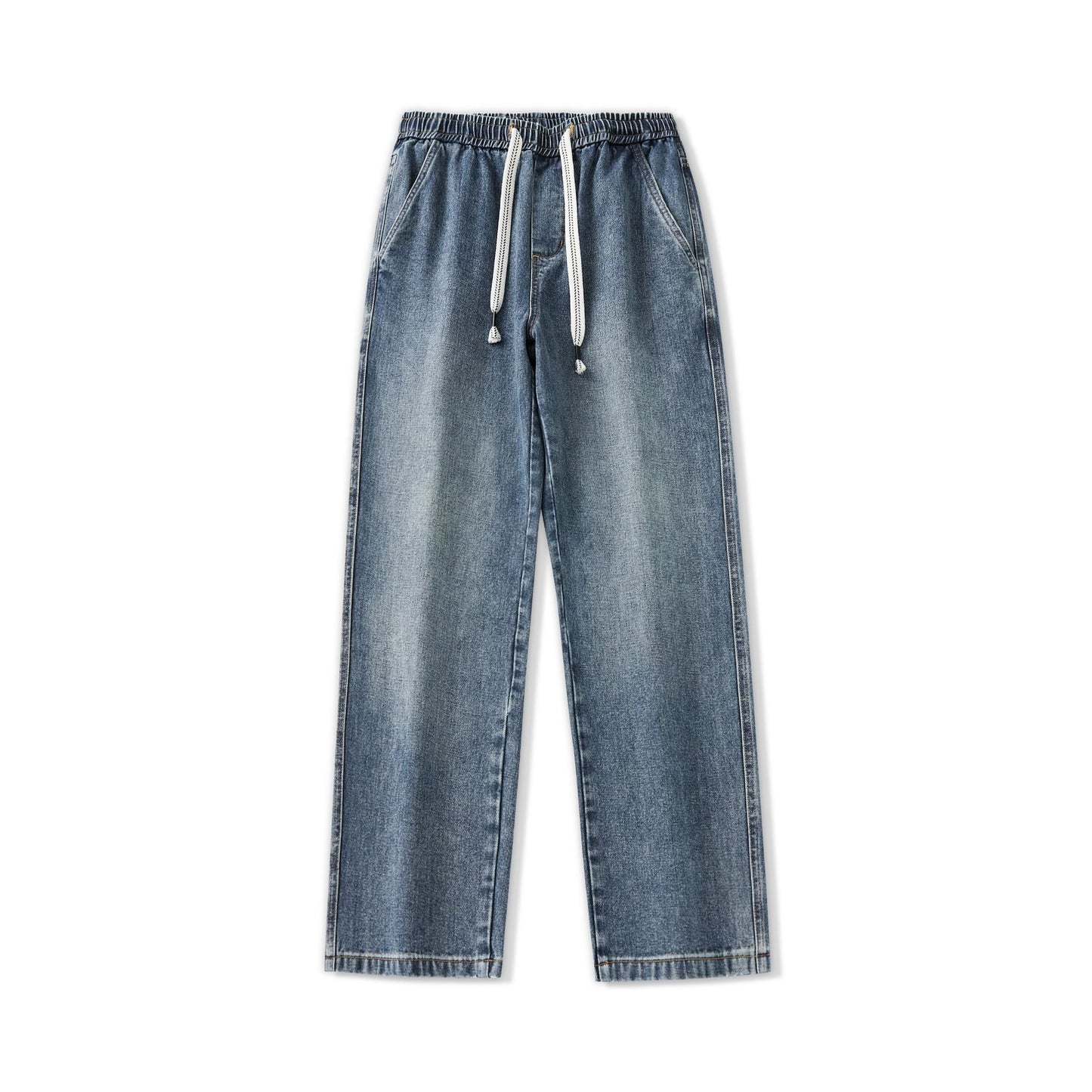 Men’s Retro Loose Straight-Leg Pants – Casual Streetwear