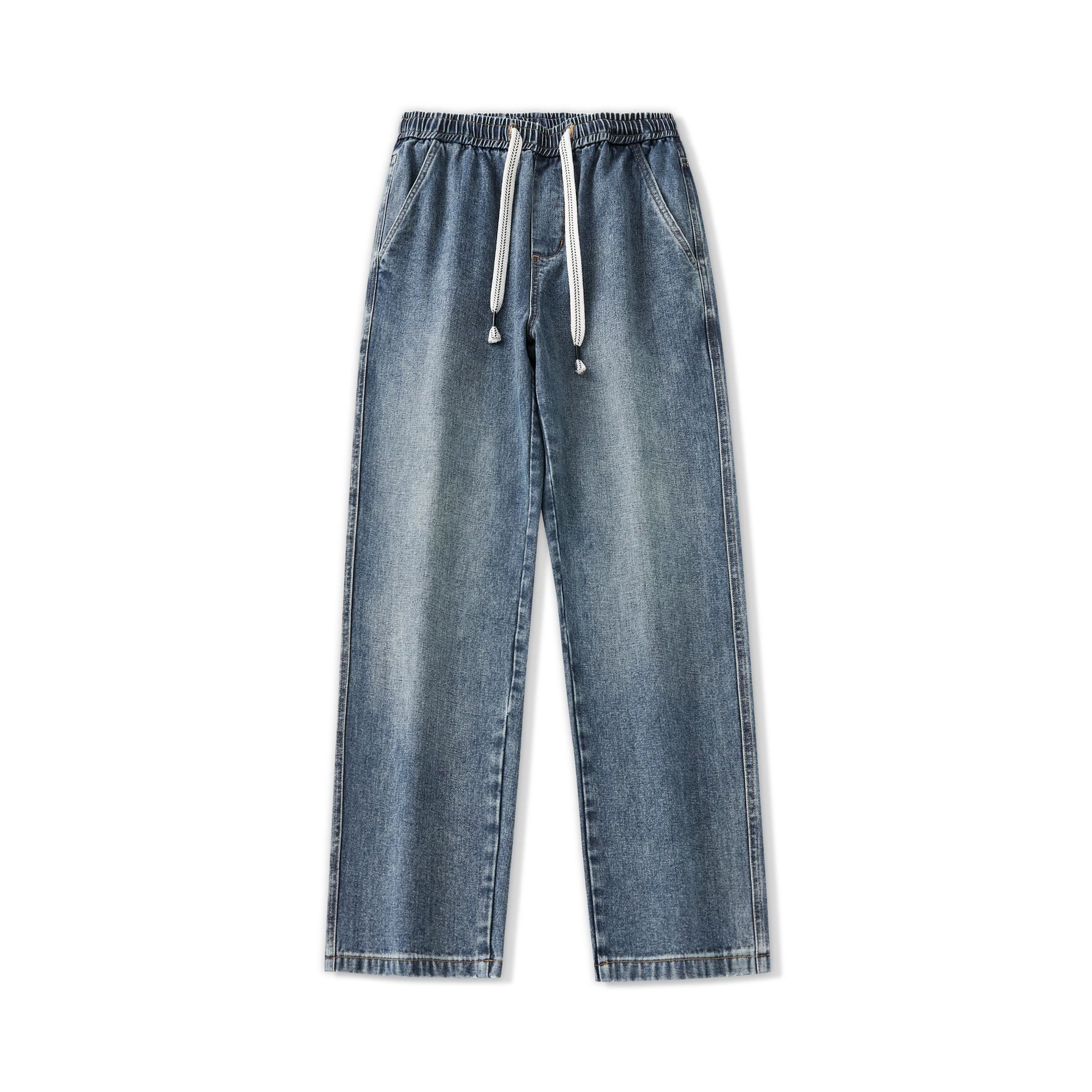 Men’s Retro Loose Straight-Leg Pants – Casual Streetwear