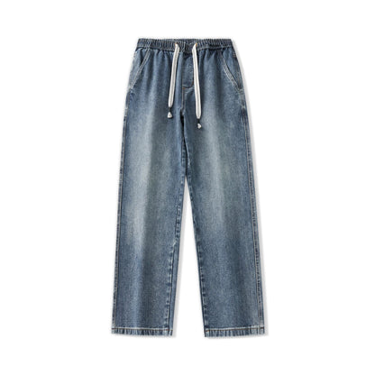 Men’s Retro Loose Straight-Leg Pants – Casual Streetwear