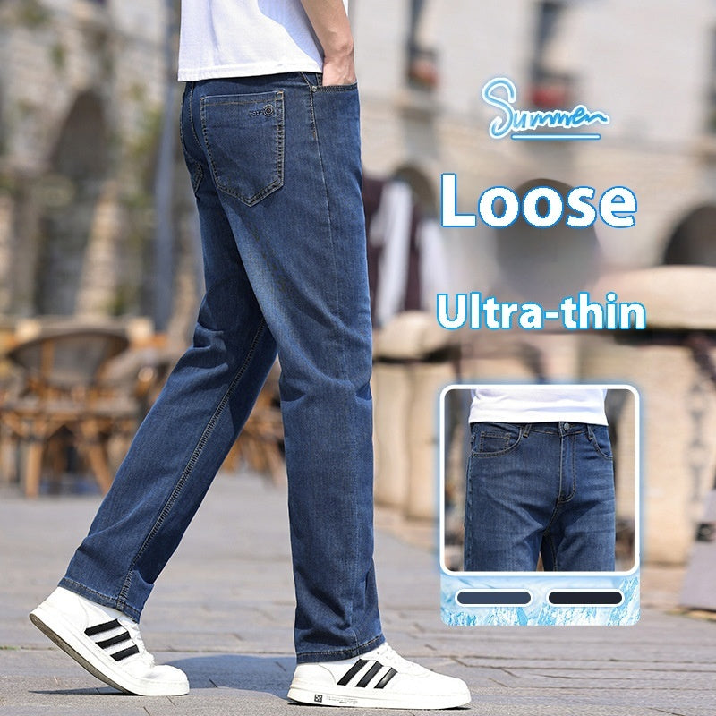 Men’s Business Casual Stretch Pants – Slim Fit Office Trousers